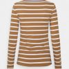 Hauts Anna Field STRIPEY CONTRAST Marron Femme | ZHE-1903005